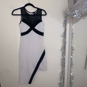 Brand New Black & White Dress